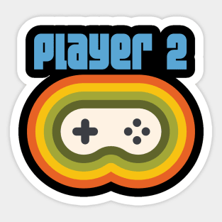 Player 2 Video Game' Video Game Sticker